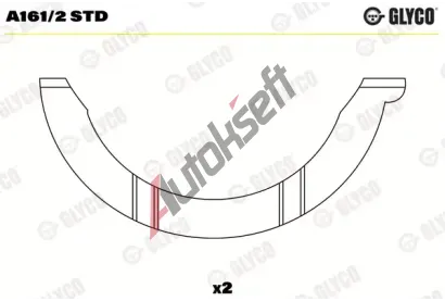 GLYCO Distann kotou klikovho hdele GLC A161/2 STD, A161/2 STD