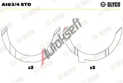 GLYCO Distann kotou klikovho hdele GLC A163/4 STD, A163/4 STD