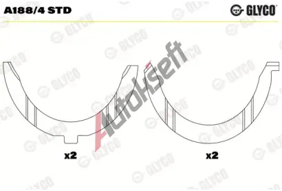 GLYCO Distann kotou klikovho hdele GLC A188/4 STD, A188/4 STD