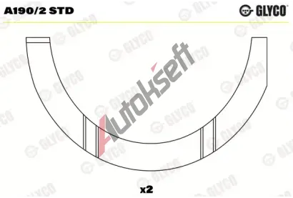GLYCO Distann kotou klikovho hdele GLC A190/2 STD, A190/2 STD