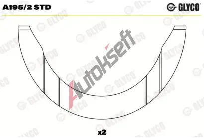 GLYCO Distann kotou klikovho hdele GLC A195/2 STD, A195/2 STD