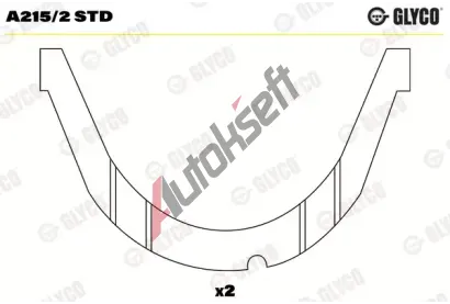 GLYCO Distann kotou klikovho hdele GLC A215/2 STD, A215/2 STD