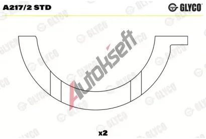GLYCO Distann kotou klikovho hdele GLC A217/2 STD, A217/2 STD