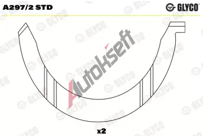 GLYCO Distann kotou klikovho hdele GLC A297/2 STD, A297/2 STD