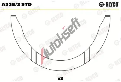 GLYCO Distanční kotouč klikového hřídele GLC A338/2 STD, A338/2 STD GLYCO Distanční kotouč klikového hřídele GLC A338/2 STD, A338/2 STD