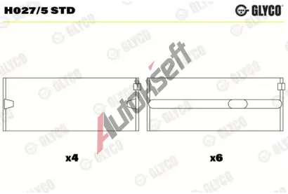 GLYCO Loiska klikovho hdele GLC H027/5 STD, H027/5 STD