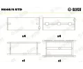 Loiska klikovho hdele GLYCO ‐ GLC H046/5 STD
