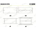 Loiska klikovho hdele GLYCO ‐ GLC H046/6 STD
