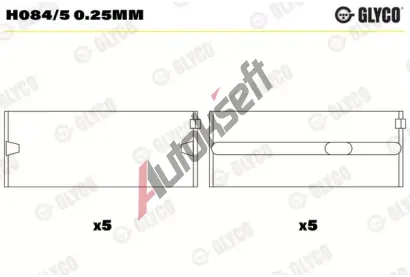 GLYCO Loiska klikovho hdele GLC H084/5 0.25mm, H084/5 0.25mm