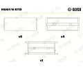 Loiska klikovho hdele GLYCO ‐ GLC H097/5 STD