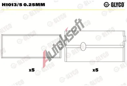 GLYCO Loiska klikovho hdele GLC H1013/5 0.25mm, H1013/5 0.25mm