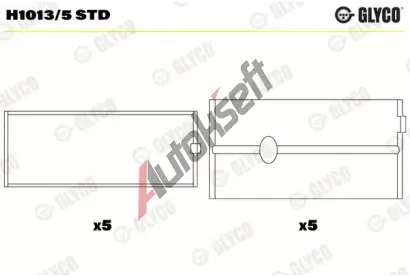 GLYCO Loiska klikovho hdele GLC H1013/5 STD, H1013/5 STD