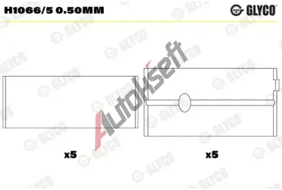 GLYCO Loiska klikovho hdele GLC H1066/5 0.50mm, H1066/5 0.50mm