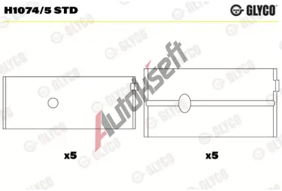 GLYCO Loiska klikovho hdele GLC H1074/5 STD, H1074/5 STD