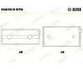 Loiska klikovho hdele GLYCO ‐ GLC H1075/5 STD