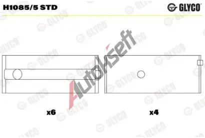 GLYCO Loiska klikovho hdele GLC H1085/5 STD, H1085/5 STD