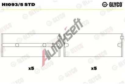 GLYCO Loiska klikovho hdele GLC H1093/5 STD, H1093/5 STD