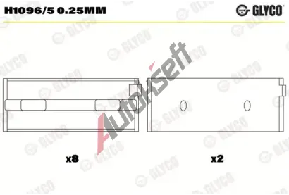 GLYCO Loiska klikovho hdele GLC H1096/5 0.25mm, H1096/5 0.25mm