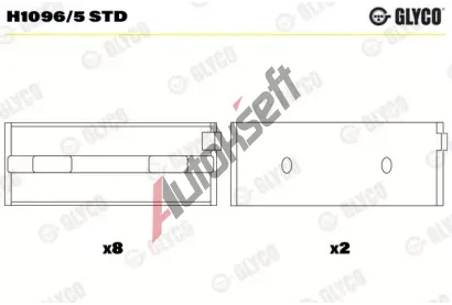 GLYCO Loiska klikovho hdele GLC H1096/5 STD, H1096/5 STD