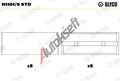 GLYCO Loiska klikovho hdele GLC H1101/5 STD, H1101/5 STD
