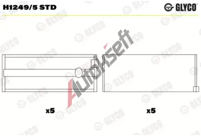 GLYCO Loiska klikovho hdele GLC H1249/5 STD, H1249/5 STD