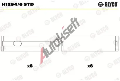 GLYCO Loiska klikovho hdele GLC H1294/6 STD, H1294/6 STD