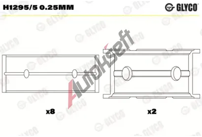 GLYCO Loiska klikovho hdele GLC H1295/5 0.25MM, H1295/5 0.25MM