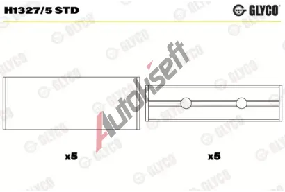 GLYCO Loiska klikovho hdele GLC H1327/5 STD, H1327/5 STD