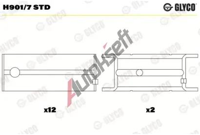 GLYCO Lo�iska klikov�ho h��dele GLC H901/7 STD, H901/7 STD