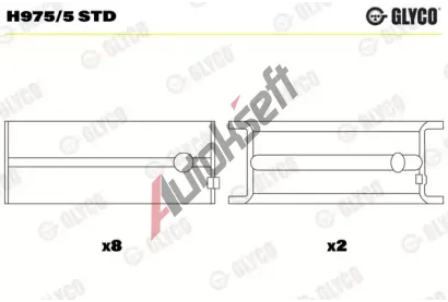 GLYCO Loiska klikovho hdele GLC H975/5 STD, H975/5 STD