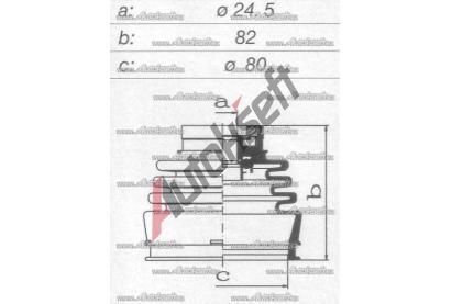 GOMET Maneta k pevodovce, (sada) GO 991715/2C24.5B, 991715/2C24.5B