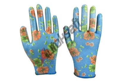 Garvia Rukavice zahradní vel. 10 NITRILE flowers blue GRV 22028, 22028 Garvia Rukavice zahradní vel. 10 NITRILE flowers blue GRV 22028, 22028