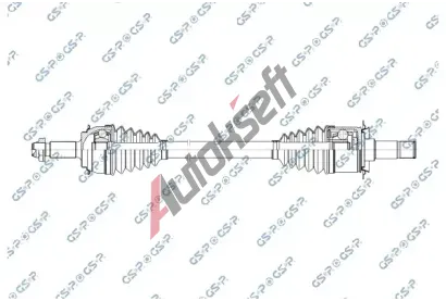 GSP Hnací hřídel GSP 256736, 256736 GSP Hnací hřídel GSP 256736, 256736