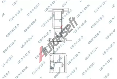 GSP Kloub hnac�ho h��dele, sada GSP 602833, 602833