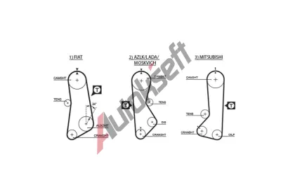 GATES Ozuben emen PowerGrip GT 5002, 5002