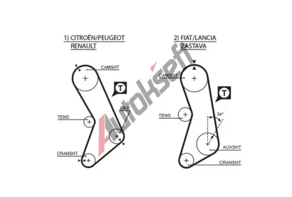 GATES Ozuben emen PowerGrip GT 5003, 5003