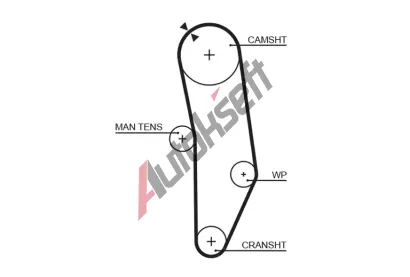 GATES Ozuben emen PowerGrip GT 5010, 5010