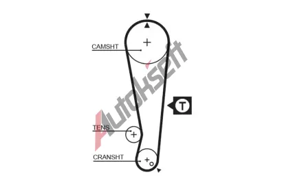 GATES Ozuben� �emen PowerGrip� GT 5105, 5105
