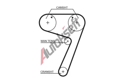 GATES Ozuben emen PowerGrip GT 5111, 5111