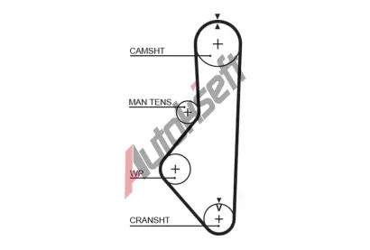 GATES Ozuben emen PowerGrip GT 5149XS, 5149XS