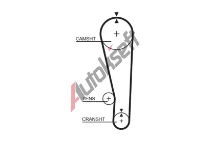 GATES Ozuben emen PowerGrip GT 5268, 5268