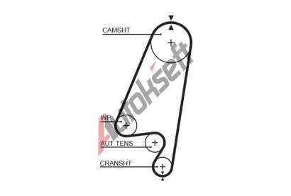 GATES Ozuben emen PowerGrip GT 5367XS, 5367XS