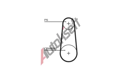 GATES Ozuben� �emen PowerGrip� GT 5383XS, 5383XS