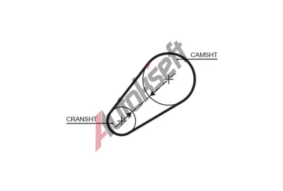 GATES Ozubený řemen PowerGrip® GT 5498XS, 5498XS GATES Ozubený řemen PowerGrip® GT 5498XS, 5498XS