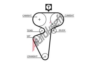 GATES Ozuben emen PowerGrip GT 5539, 5539