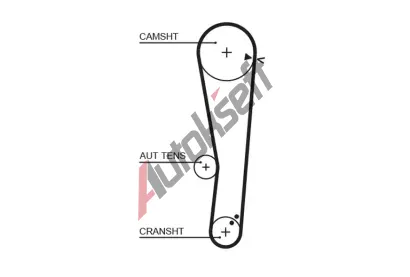 GATES Ozuben emen PowerGrip GT 5568XS, 5568XS