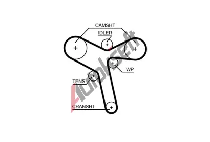 GATES Ozuben� �emen PowerGrip� GT 5647XS, 5647XS