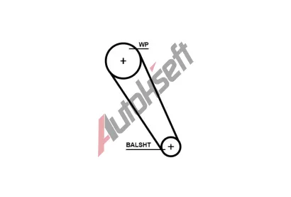 GATES Ozubený řemen PowerGrip™ GT 5713XS, 5713XS GATES Ozubený řemen PowerGrip™ GT 5713XS, 5713XS