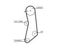 GATES Sada rozvodovho emenu PowerGrip GT K015627XS, K015627XS