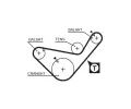 GATES Sada ozuben rozvodovho emene PowerGrip GT K025641XS, K025641XS